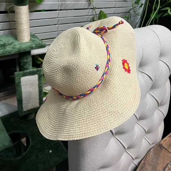 Sun / Gardening / Beach Embroidered Hat - Picture 4 of 9